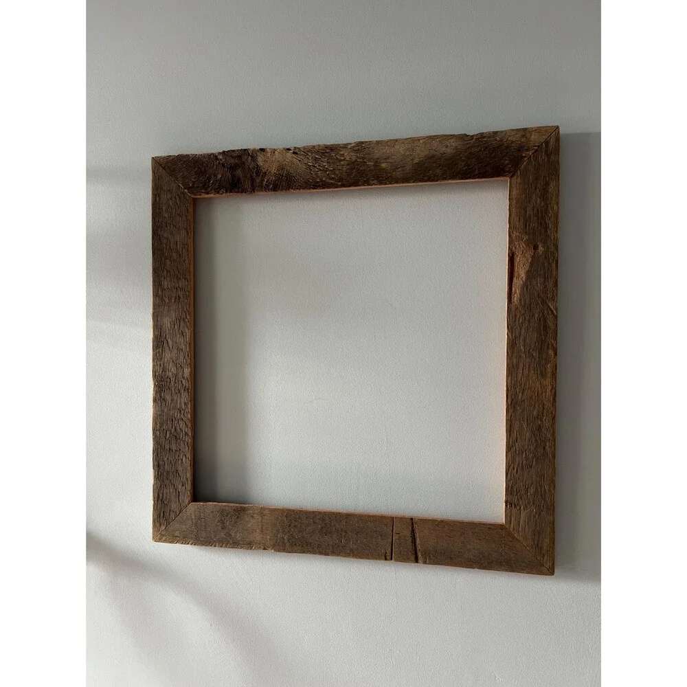 Vintage 16 x 16 Primitive Wood Frame